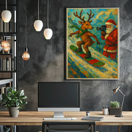 SantaS Winter Adventure Poster