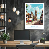 Charming Streets of Morelia Poster