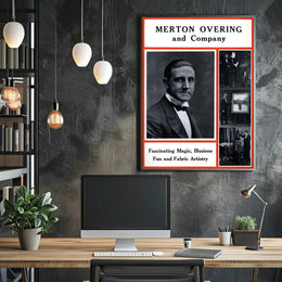 Merton Overing Magic Illusions Early 20th Century Artistic Poster