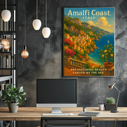 Breathtaking Beauty Carved by the Sea Poster