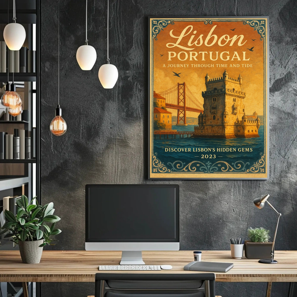 Lisbon, Portugal A Journey Through Time and Tide Poster