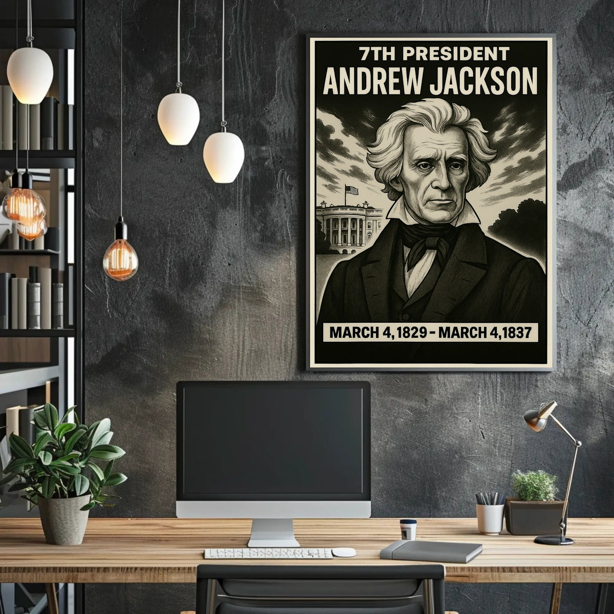 Andrew Jackson 7Th President Poster