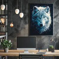 The Majestic Wolf Poster