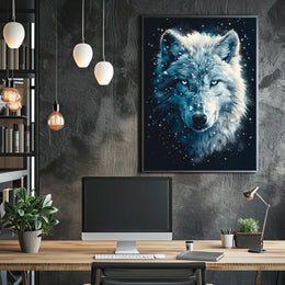 The Majestic Wolf Poster