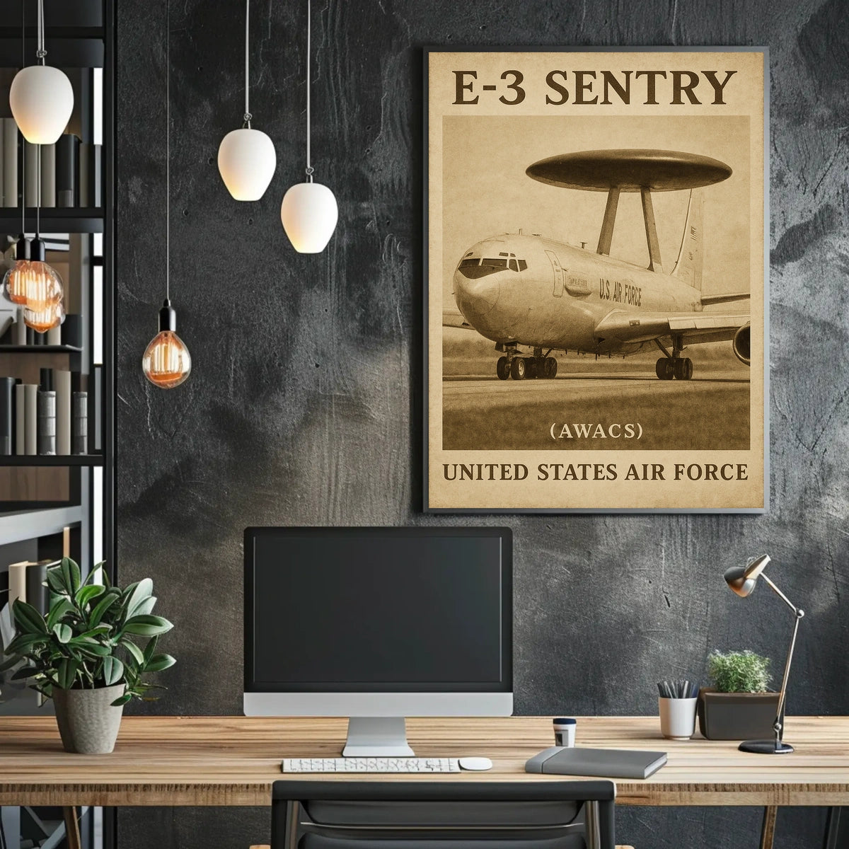 E-3 Sentry United States Air Force Poster