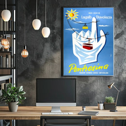 Pontresina Lagalb Diavolezza Poster