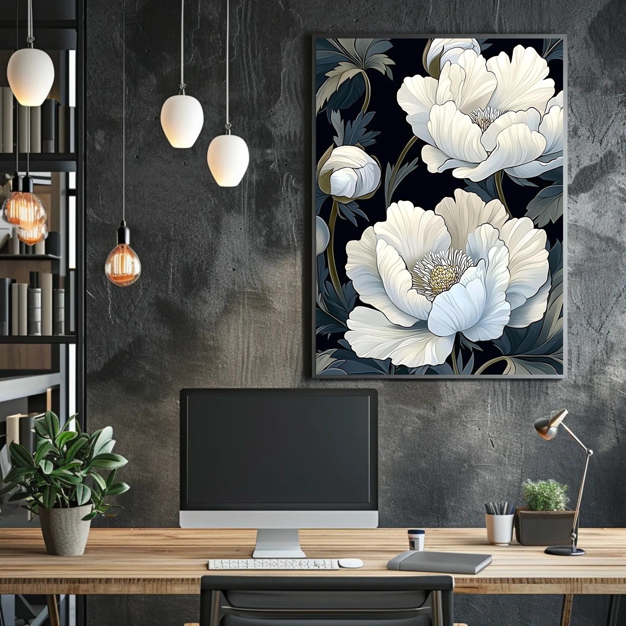Floral Elegance Wall Art Print for Decor Lovers