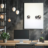 Minimalist Holiday Ornaments Minimalist Poster