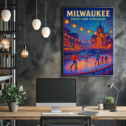 Milwaukee Frost And Firelight Poster