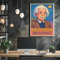 Albert Einstein Theory Of Relativity Poster