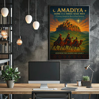 Amadiya Home to the Three Wise Men Poster