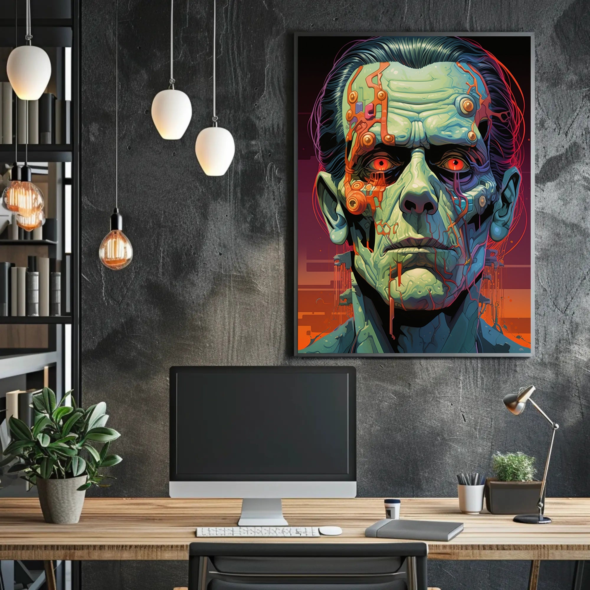 Cybernetic Frankenstein Poster PosterGoat