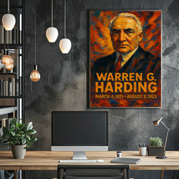 Warren G. Harding Poster