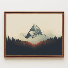 Majestic Mountain Peaks Poster