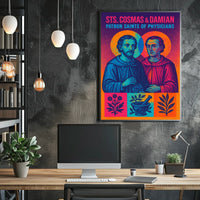 Sts. Cosmas Damian Patron Saints Of Poster