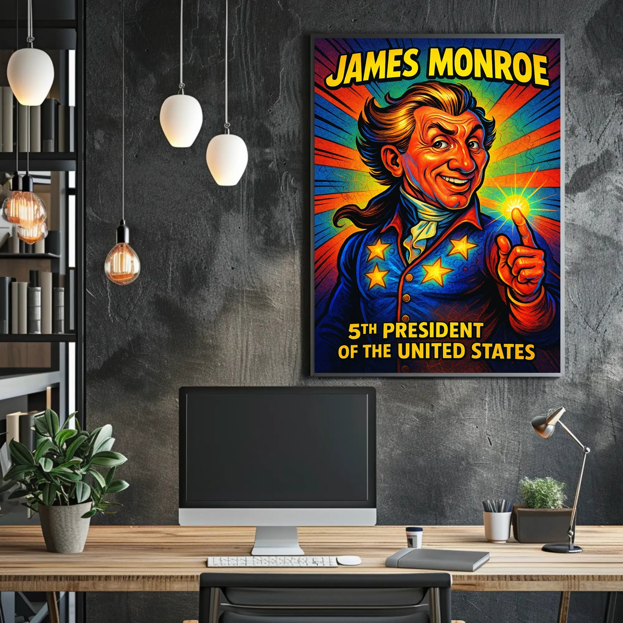 James Monroe 5th President Poster PosterGoat