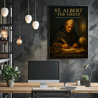 St. Albert the Great Patron Saint of Scientists and Scholars Poster PosterGoat