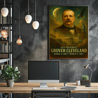 Grover Cleveland Patriot Neoclassical Realism Poster