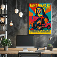 Saint Frances Of Rome Poster