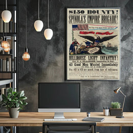 Civil War Era Military Recruitment Poster