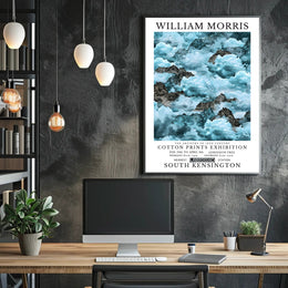 William Morris Cotton Prints Exhibition Poster