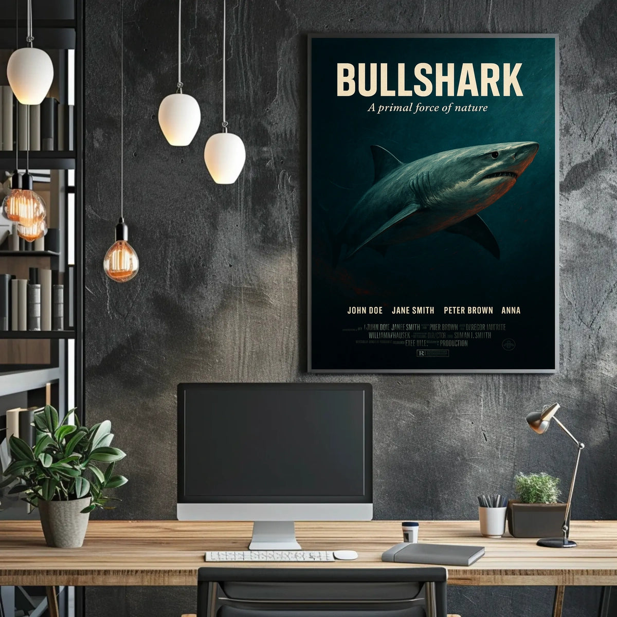 Bullshark A Primal Force Of Nature Poster