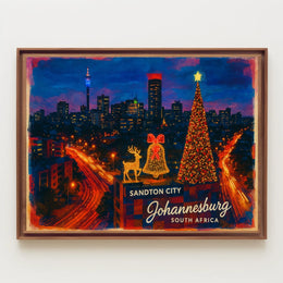Festive Night in Sandton City Poster