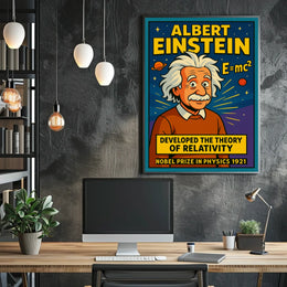 Albert Einstein Theory Of Relativity Poster