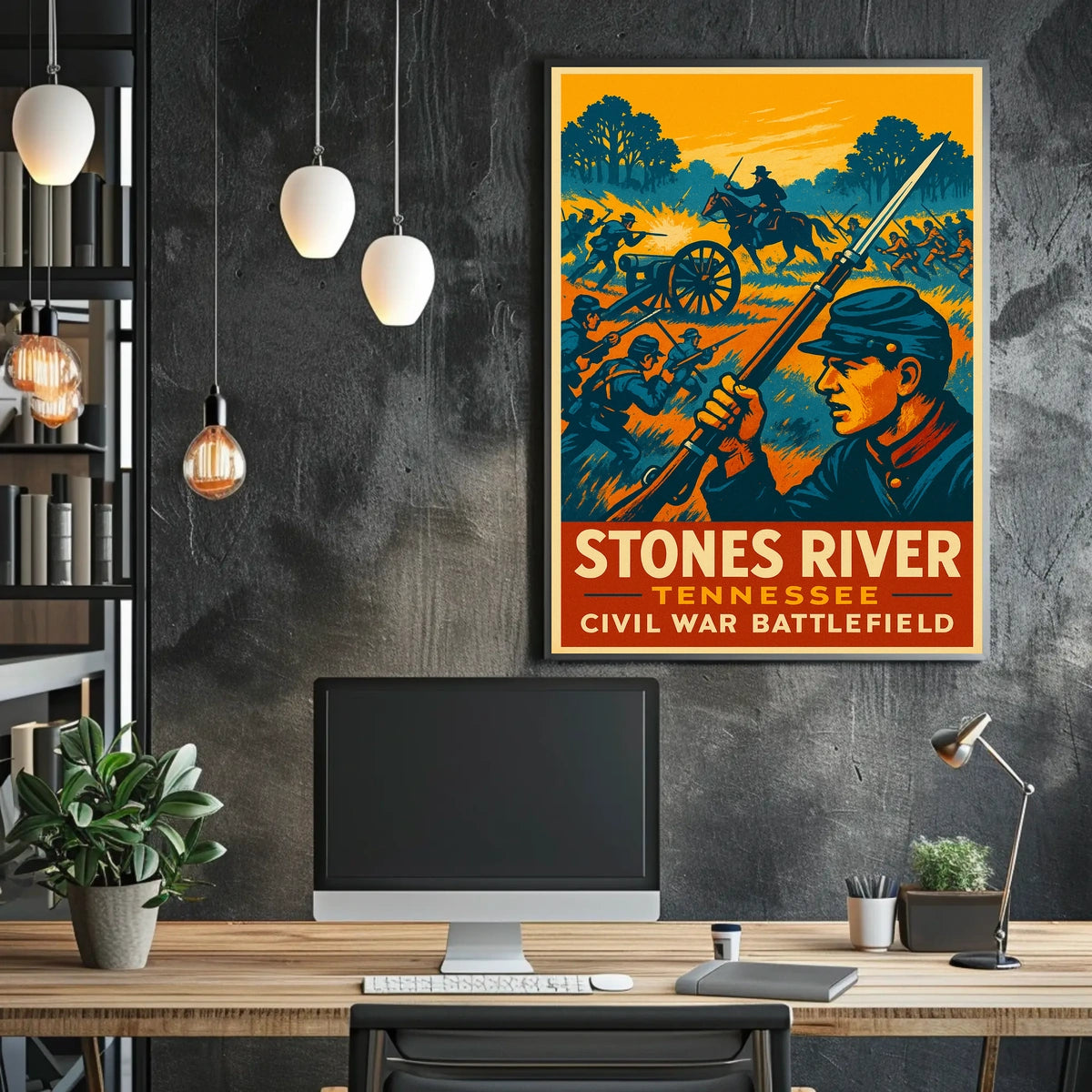 Stones River Tennessee Civil War Poster