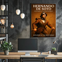 Hernando de Soto Explorer of the New World Poster PosterGoat