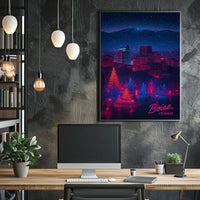 Boise, Idaho Winter Wonderland Poster