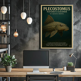 Plecostomus Natures Cleaner Poster