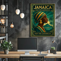 Visit Jamaica The Caribbean Awaits Poster