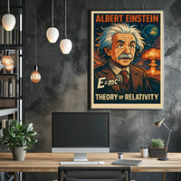 Albert Einstein Theory Of Relativity Poster