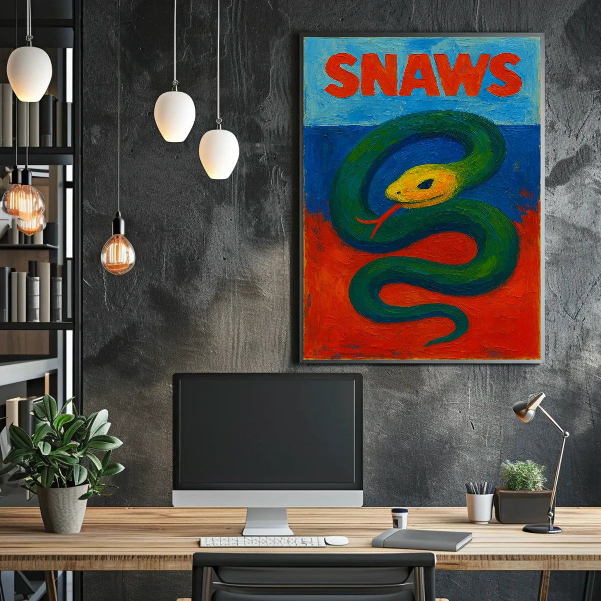 Snaws Serpentine Art Poster