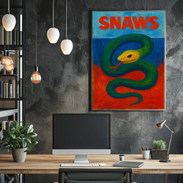 Snaws Serpentine Art Poster