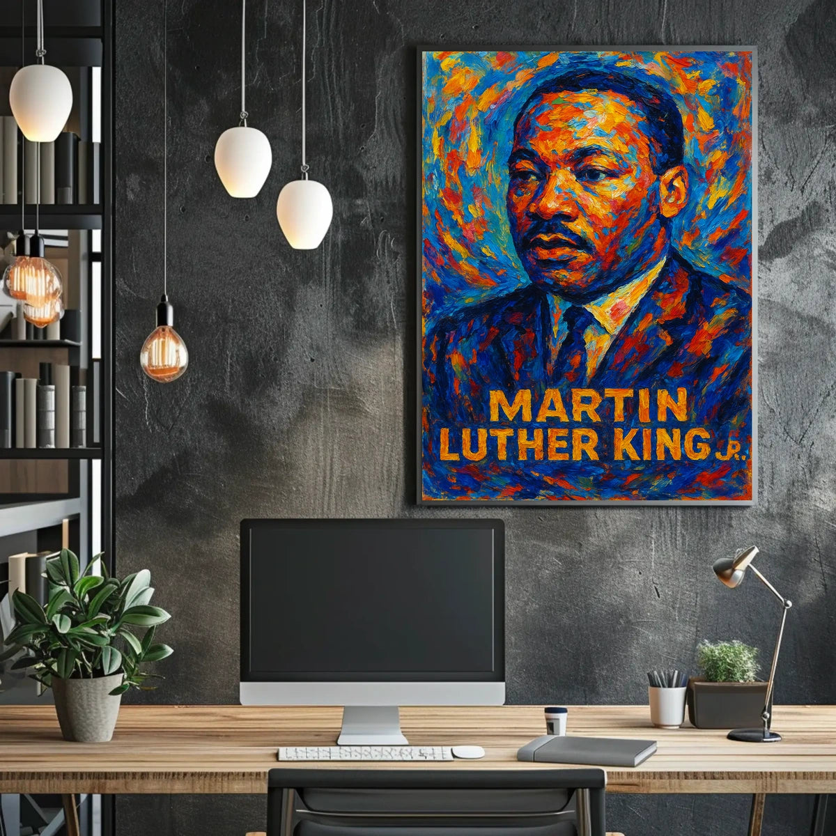 Martin Luther King Jr. Vibrant Legacy Poster