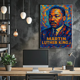 Martin Luther King Jr. Vibrant Legacy Poster
