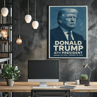Donald Trump 47th President Poster