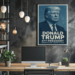 Donald Trump 47th President Poster
