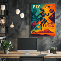 Fly South Africa Wander in Color Poster