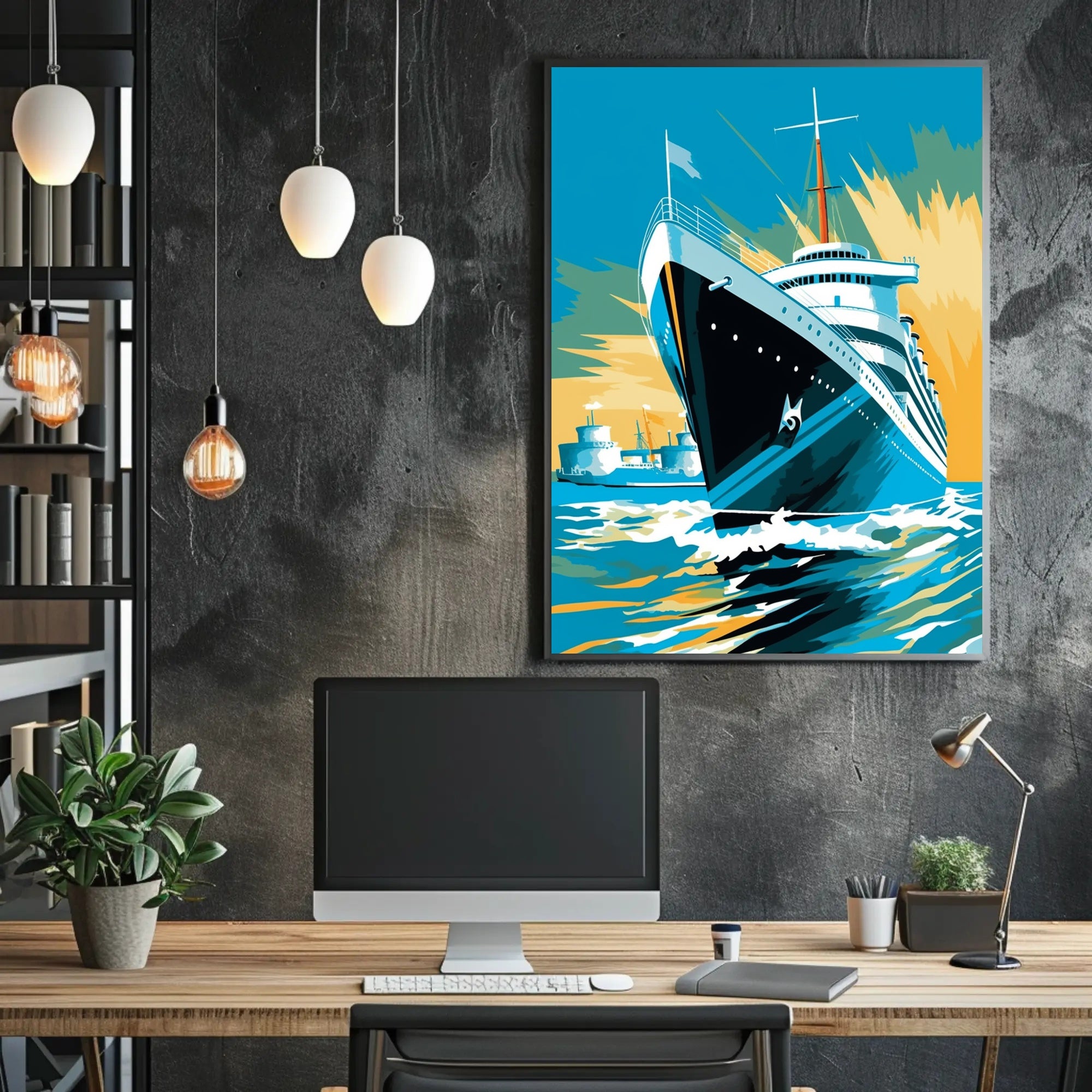 Majestic Ocean Voyage Poster