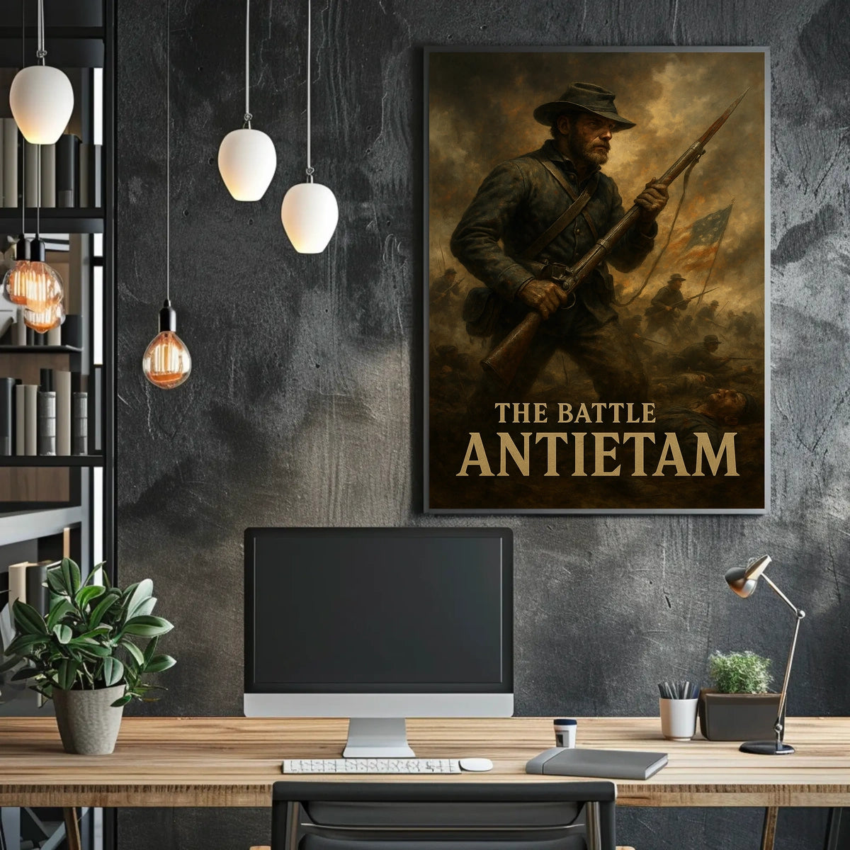 The Battle Of Antietam Poster