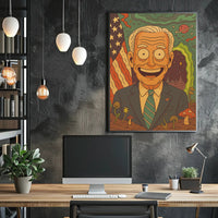 Cosmic Presidential Portrait Poster PosterGoat