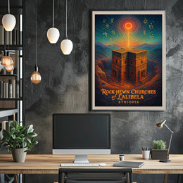 Rock-Hewn Churches of Lalibela Poster