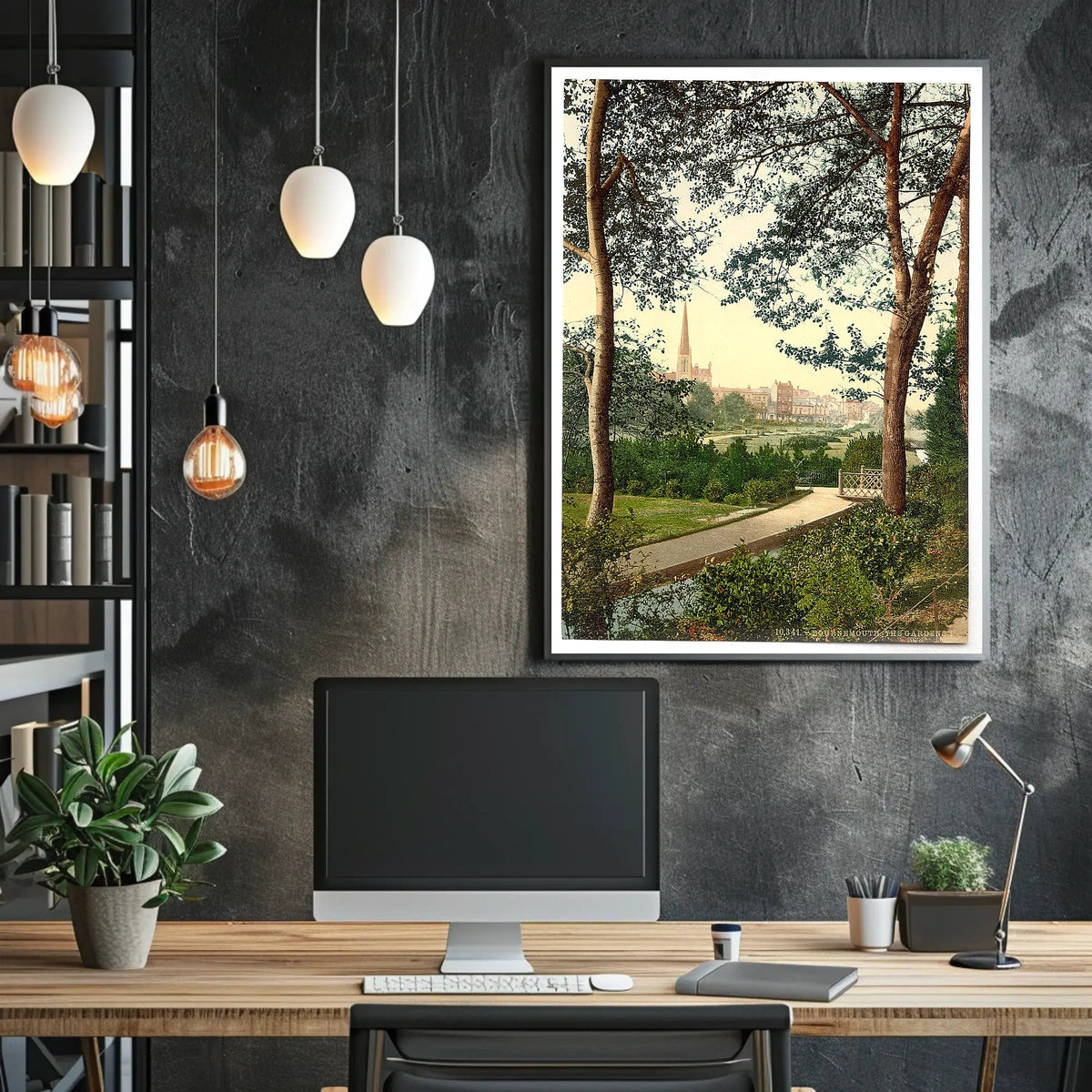 Scenic Landscape With Pathway Poster