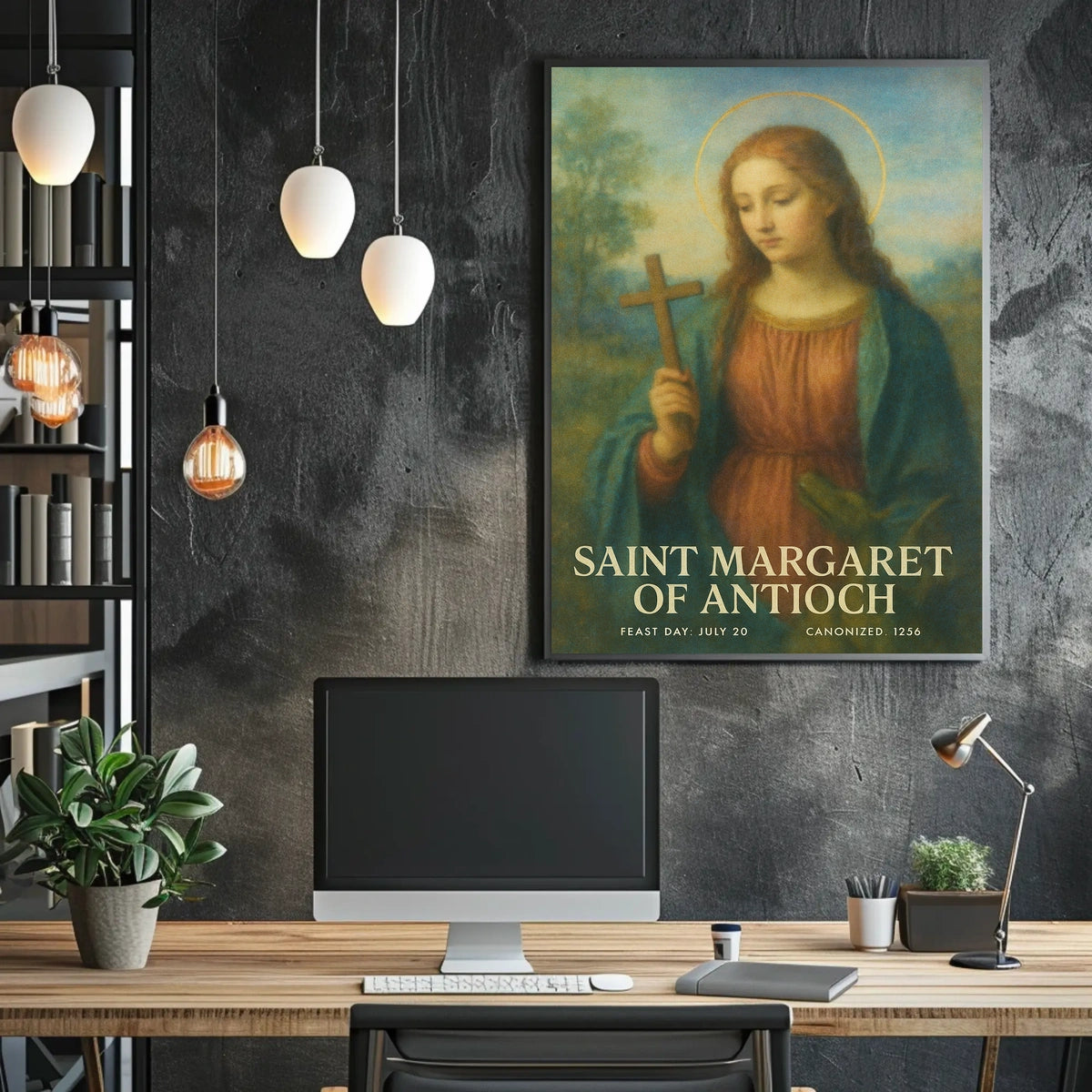 Saint Margaret Of Antioch Poster