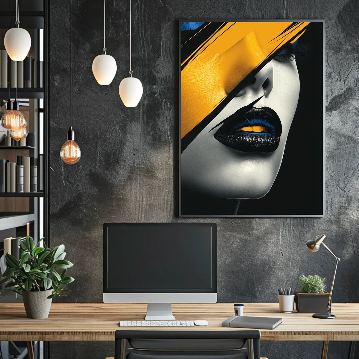 Abstract Expression Bold And Vivid Poster