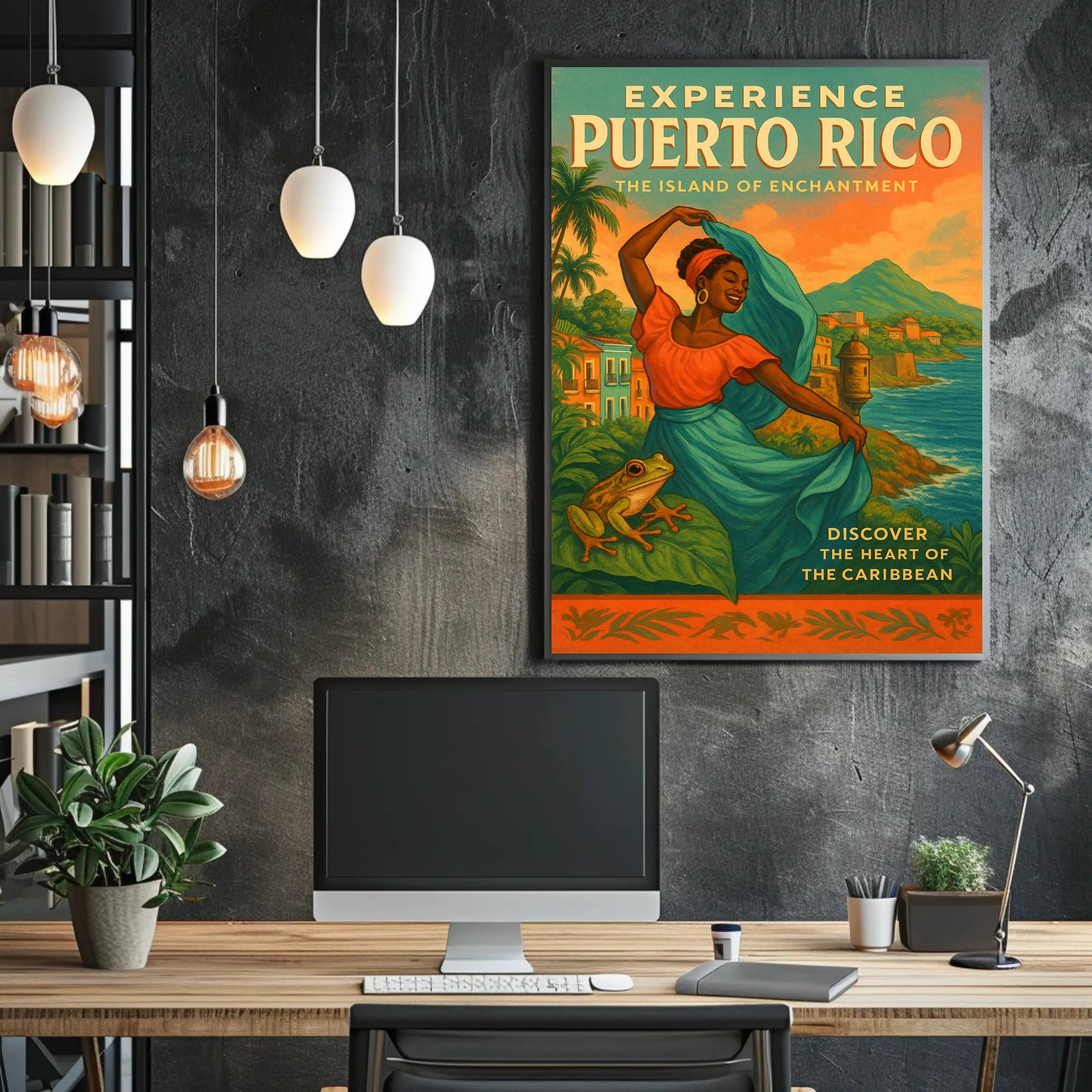Discover Puerto Rico's Charm with Travel Poster