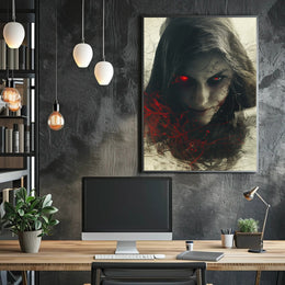 The Enigmatic Gaze Poster PosterGoat